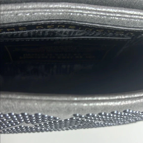 Kurt Geiger Studded Grey Shoulder Bag - Picture 11 of 12